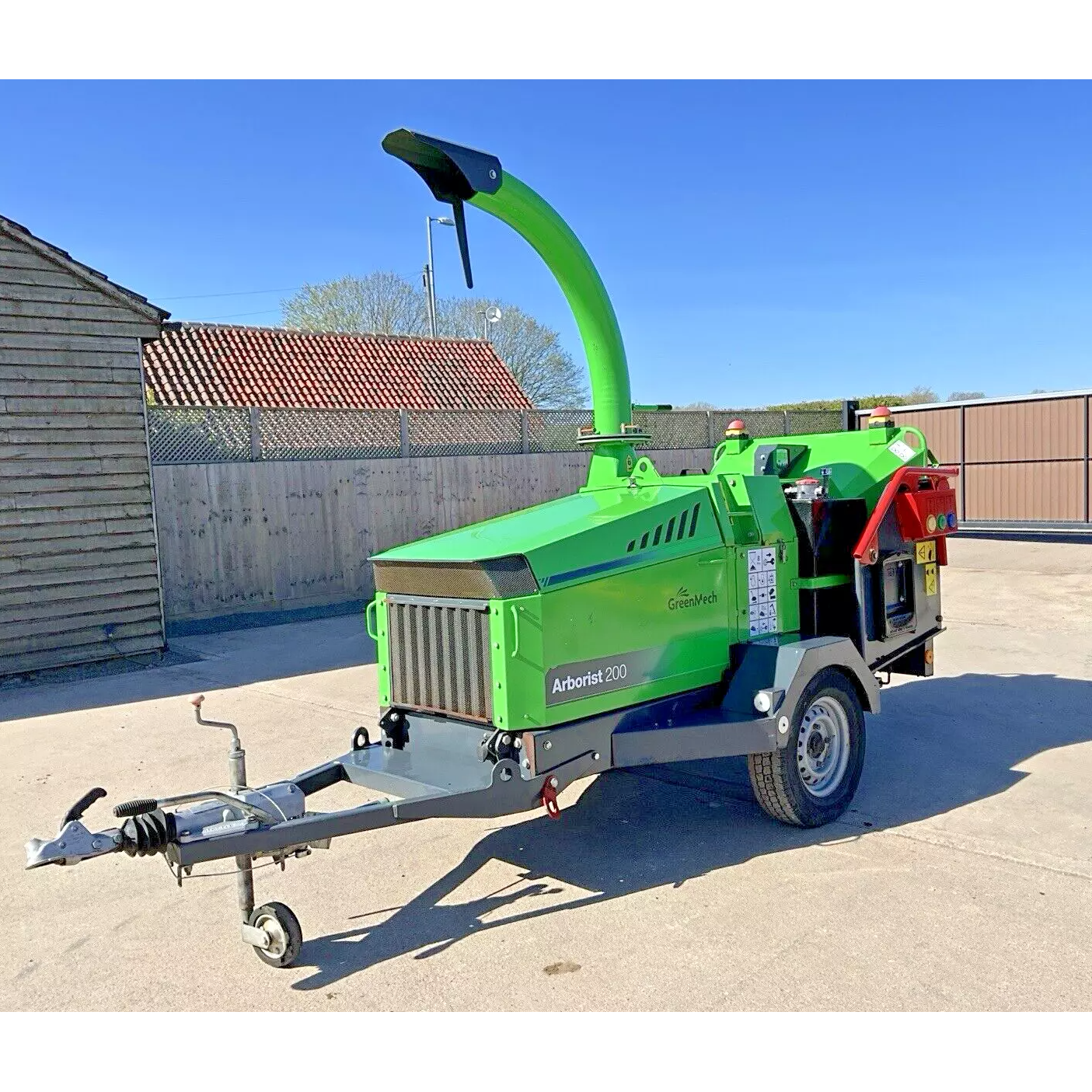 2018 GREENMECH ARBORIST 200 FAST TOW 8 INCH DIESEL WOODCHIPPER